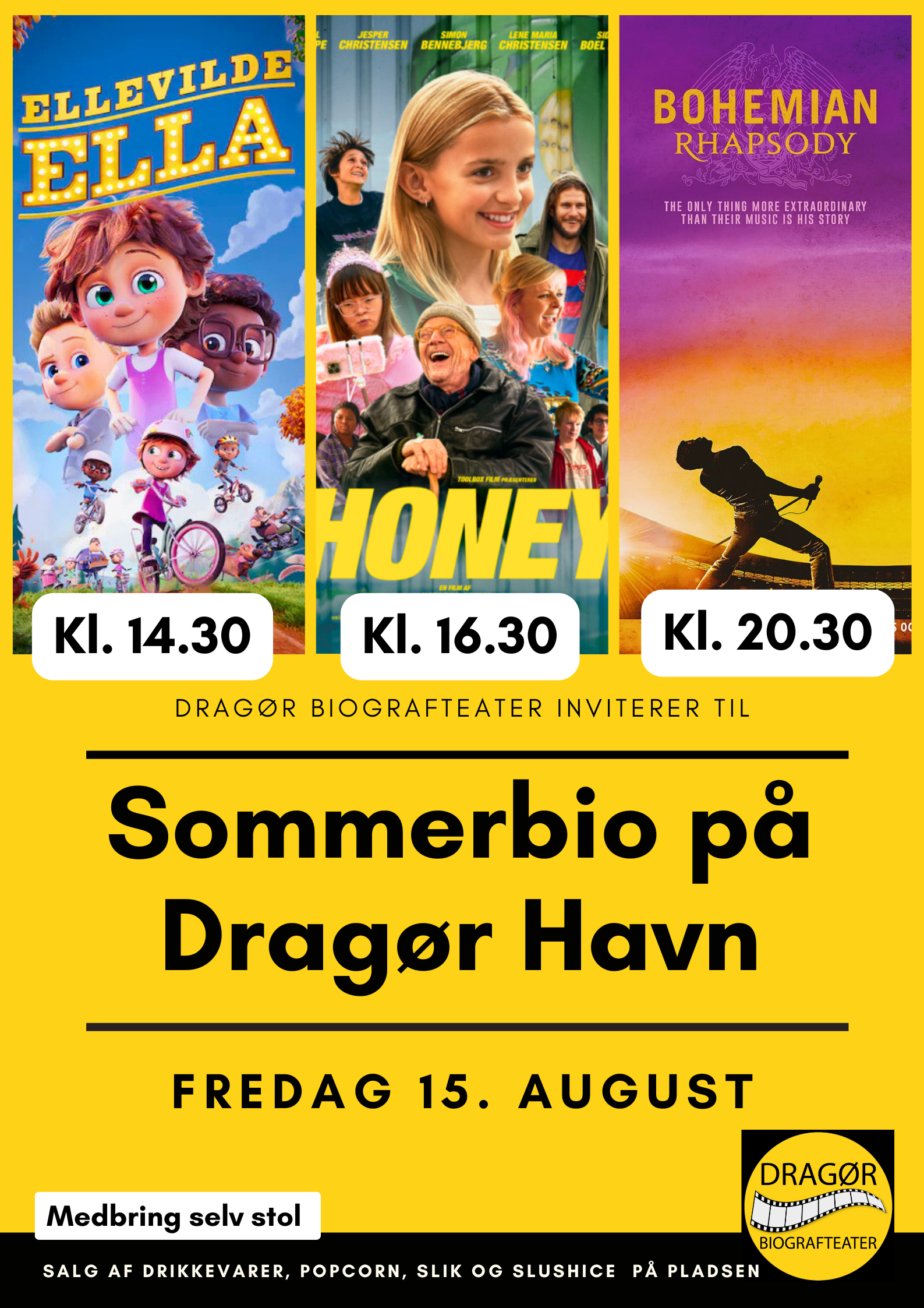 Sommerbio på Dragør Havn